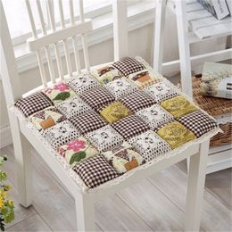 Thickened Square Modern Dinning Office Cotton Seat Pad Comfortable Computer Chair Lace Edge Cushion 201123317v