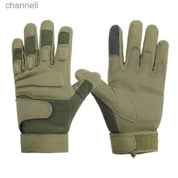 Tactical Gloves Full Finger Outdoor Sports Antiskid Paintball Shooting Airsoft Cycling Half Glove YQ240328