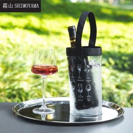 Albums Shimoyama 1/3pcs Wine Bottle Freezer Bag Portable Liquor Icecold Tool Pvc Transparent Chilling Cooler Ice Bags with Handle