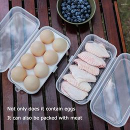 Storage Bottles 3/4/8 Grids Egg Holder Shockproof Kitchen Container Case Organiser For Outdoor Camping Picnic Portable Box