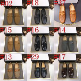 39Modello di lusso nuovi uomini scarpe casual uomo mocassini in pelle mocassini antiscivolo appartamenti da uomo scarpe da guida maschili moda uomo designer mocassini scarpe taglia 38-46