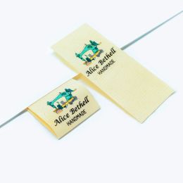 accessories Custom Sewing labels / Brand labels, Custom Clothing Tags, Cotton Ribbon label, Name label (FR084)