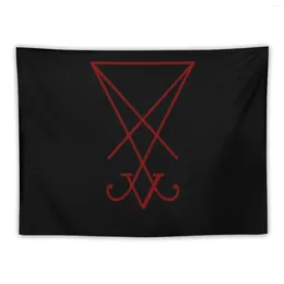 Tapestries Lucifer Sigil Tapestry Room Decor Cute Decorative Wall Carpet On The