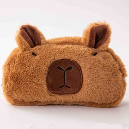 INS Style Capibala Plush Pency Bag Cute Cartoon Storage Bag Bag Barge Crity Crateery Sationaly Box