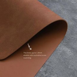 Table Mats Waterproof Drinks Faux Leather Placemat Heat-resistant Non-slip Dining Protection Pad For Heat