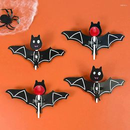 Party Decoration 5sheets Halloween Bat Candy Lollipop Packing Cards Kids Birthday Favor Gift Home DIY Funny Props