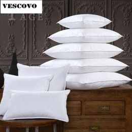 Customised Size White Goose Feather Down pillow inner Home el Beach Gift Car Office Cushion Pillow Custom Made T200729237L