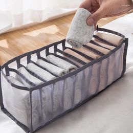 Hooks 6/7/11 Grids Practical Underwear Storage Box Socks Bra Underpants Foldable Divider Drawer Closet Organiser Home Sorting