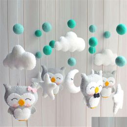 Mobiles Baby Mobile Rattles Toys 012 Months Carousel Crib Holder To Bed Bell Mom Handmade For Borns 240226 Drop Delivery Kids Maternit Dhhuq