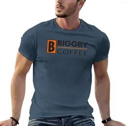 Men's Polos Biggby Coffee Classic T-Shirt Aesthetic Clothing Blouse Black T-shirts For Men