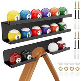 Hooks Ball Holder Wall Mount Acrylic Display Rack Shelf For Basketball Soccer Volleyball Rugby Football