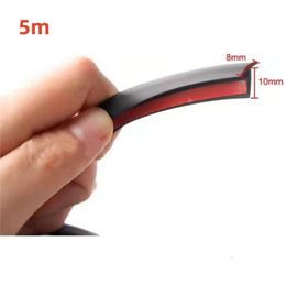 Upgrade Other Interior Accessories 5M Car Rubber Sealing Strip T-Shape Small Slanted Auto Seal Weatherstrip Car Bumper Fender Flare Arch Trim Sealants