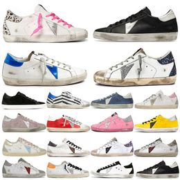 designer star dirty sneakers men women Casual Shoes black white pink sliver green blue red leather suede mens womens outdoor casual sports trainers