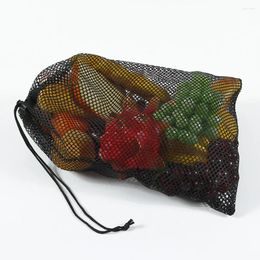 Laundry Bags 10Pcs Small Mesh Bag With Drawstring Sports Equipment Multi-functional Storage