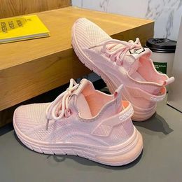 Casual Shoes 2024 Spring Women's Sneakers Korean Style Breathable Sports Women Solid Color Air Mesh Woman Shoe