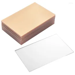 Frames 20Pcs Sheets Transparent Clear Plastic Sheet Acrylic Board Polymethyl Methacrylate For Craft Project Picture Frame