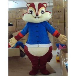 Mascot Costumes Foam Cute Chipmunk Cartoon Plush Christmas Fancy Dress Halloween Mascot Costume