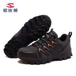 Adult Steel Toe Shoes Mens Sports Shoes Labour Protection Shoes Outdoor Hiking and Leisure Shoes