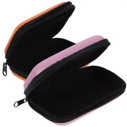 Storage Bags 2 Pcs Accessories For Hard Carrying Case Protective Small HDD Bag Travel