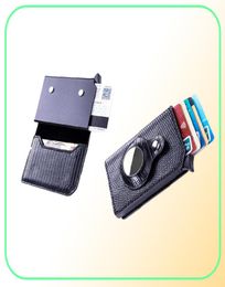 Wallets Men Women Card Cover Antitheft Smart Wallet Tracking Device Slim RFID Holder For Air Tag5535500