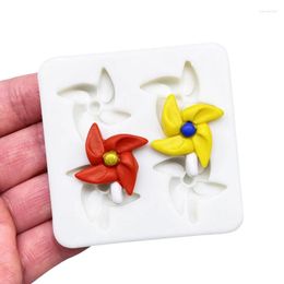 Baking Moulds Windmill Silicone Mould Sugarcraft Cupcake Fondant Cake Decorating Tools