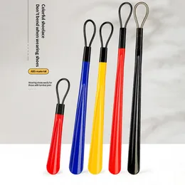 Drinking Straws Shoe Smoke 5 Colors Comfortable Fit To The Heel Curved Design Easy Grip Auxiliary Plastic Pull Shoehorn