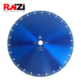 Zaagbladen Raizi 14 Inch/350 mm Vacuum Brazed Diamond Saw Blade For Cast Iron Steel Plastic Stone Multi Purpose Cutting Tool 1 Pc