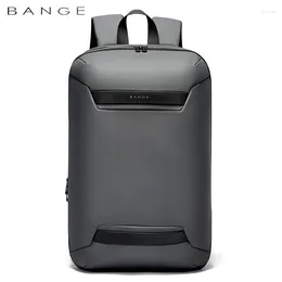 Backpack BANGE Waterproof Multi-Use Laptop For 15.6 Inch USB Charging Shockproof Business Briefcase Shoulder Bag Man Women