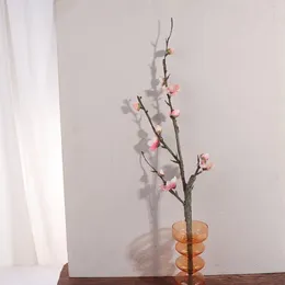 Decorative Flowers DIY 1Pc Wedding Decoration Home Decor Table Ornaments Plum Branch Artificial Fake Flower Bossom