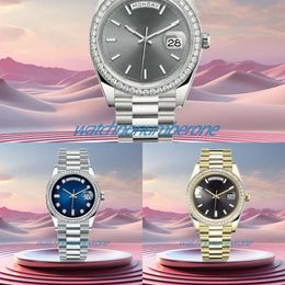 Orologio Wristwatches Mens Automatic Mechanical Watches 36/41mm 904L Full Stainless Steel Diamond Bezel Waterproof Luminous Gold Watch Montre De Luxe Hd 18