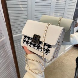 Shoulder Bags Leather Ladies Tofu Bag Luxury Design Handbag Purse Small Brand Crossbody For Women B237