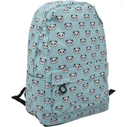 School Bags Fashion Water Resistant Nylon Women Backpack Panda Printing Female Rucksack Girls Daily College Laptop Bagpack