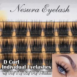 False Eyelashes Eyelash Extension Soft Bundles Lashes Individual 3D Mink Hair Fluffy Natural Segmented