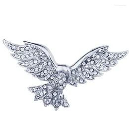 Brooches Fashion Versatile Rhinestones Crystal Brooch Eagle Bee Pins For Women Men Jewellery Accessories Wholesale