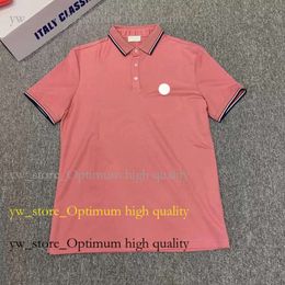 Designer French Brand Mens Polo Luxury Men S Polo Shirt Sport Summer Women Trend Pure Breathable Size S/m/l/xl/xxl/xxxl Color Black Gray Green Pink Orange 350