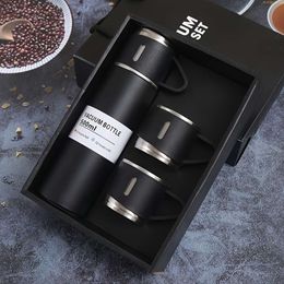 1 Set 500ml/16.91oz Stainless Steel Insulated Water Cup - Leakproof Vacuum Tumbler for Travel, Outdoor Sports, and Car Driving