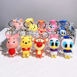 Fashion Cartoon Movie Character Keychain Rubber And Key Ring For Backpack Jewellery Keychain 083548