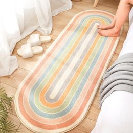 Carpets Thickening Nordic Ins Wind Living Room Study Carpet Tie Dye Silk Hair Bedroom Dirt Resistant Bed Blanket Bay Window