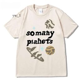 Break Planet Shirts Men's T Shirts Broken Planet Market So Many Planets T-shirt Streetwear Harajuku Plus Size Summer Short Sleeve Loose Cotton Tops 6471