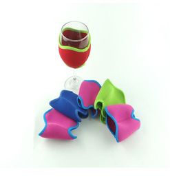 Neoprene Red Wine Glass Holder Cooler Champagne Sleeve Summer Festival Party Club Promotional Gifts SN6854688125