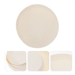 Disposable Cups Straws 100 Pcs Glass Paper Cup Lid Covers Drinking Lids Made With White Cap Travel