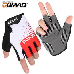 Tactical Gloves Summer Breathable Half Finger Anti-slip Shockproof Racing Road Riding MTB Bike Workout Sport Cycling Mittens Men YQ240328