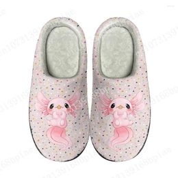 Slippers Animal Salamander Graphic Home Cotton Custom Mens Womens Sandals Plush Rock Band Casual Keep Warm Shoes Thermal Slipper