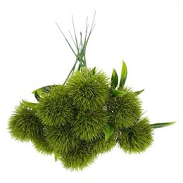 Decorative Flowers 10 Pcs Artificial Dandelion Faux Flower Home Decor Decorate Fake Dandelions Simulation Plastic Realistic