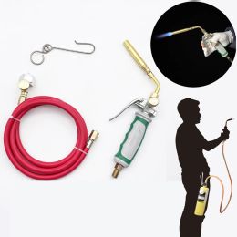 Lastoortsen Mapp Gas Welding Kit with 1.6m Hose for Outdoor Picnic Cooking Brazing Heating