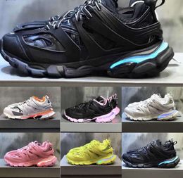 1BalencaiIgaT-05 Led Track 3 30 Designer Shoes Men Women Fashion Luxury Sneakers Triple Black White Pink Blue Orange Green Tesss Gomma Sneaker Tracks 9061ess