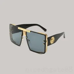 News womens sunglasses designer protect eys multicolor blue lenses adumbral luxury glasses top quality lunette de soleil metal goggle full frame ga0128 C4