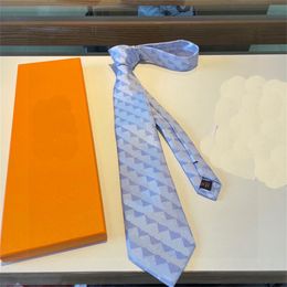2024 Luxury Men's Fashion Tie Designer Ties Brand Business Neck Ties Casual Wedding NeckTies Retro Party Casual Silk Ties with box v8