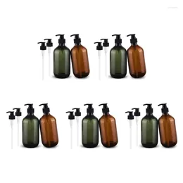 Liquid Soap Dispenser ! 5Set 17Oz Hand Dish For Kitchen Countertop Refillable Lotion Pump Bottles