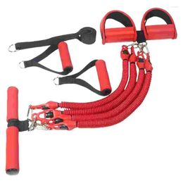 Bandas de resistência Quatro tubos Pl Rope Sports Pedal Tension Fitness Pling Exercício Handles Dilator Emsion Yoga Drop Delivery Outdoor Supp Ottgq